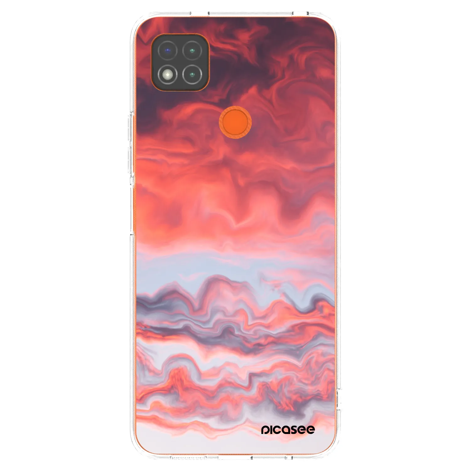 Picasee Xiaomi Redmi 9C Hülle - Transparentes Silikon - Sunset
