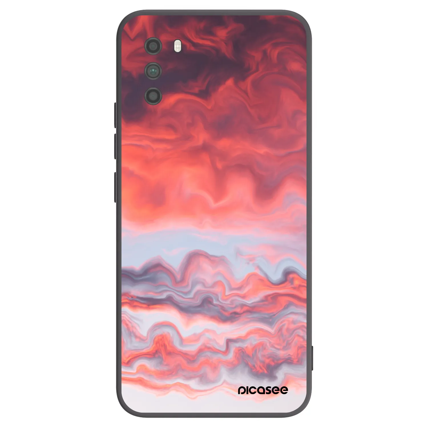 Picasee Xiaomi Poco M3 Hülle - Schwarzes Silikon - Sunset