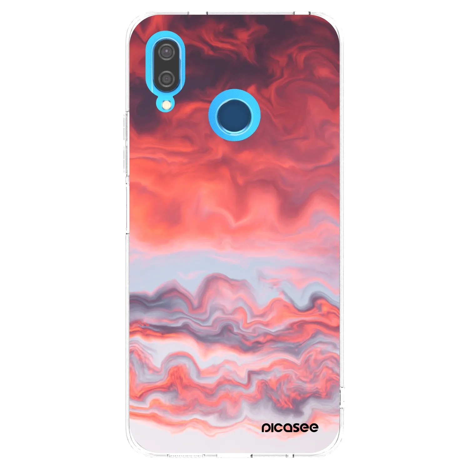 Picasee Huawei P20 Lite Hülle - Transparentes Silikon - Sunset