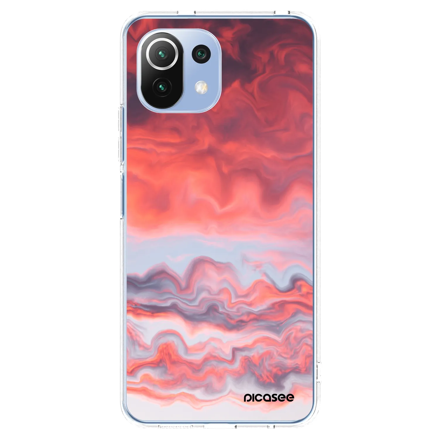 Picasee Xiaomi 11 Lite 5G NE Hülle - Transparentes Silikon - Sunset