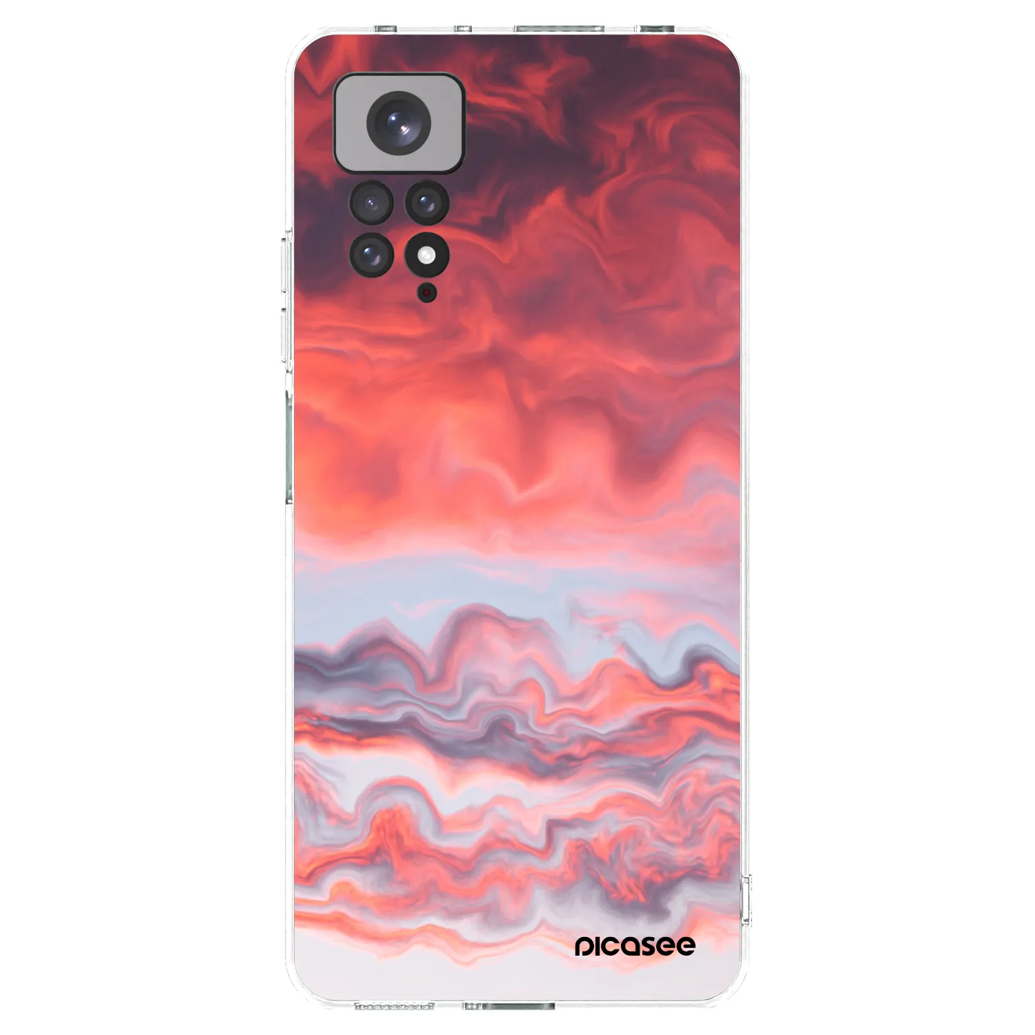 Picasee Xiaomi Redmi Note 11S 4G Hülle - Transparentes Silikon - Sunset