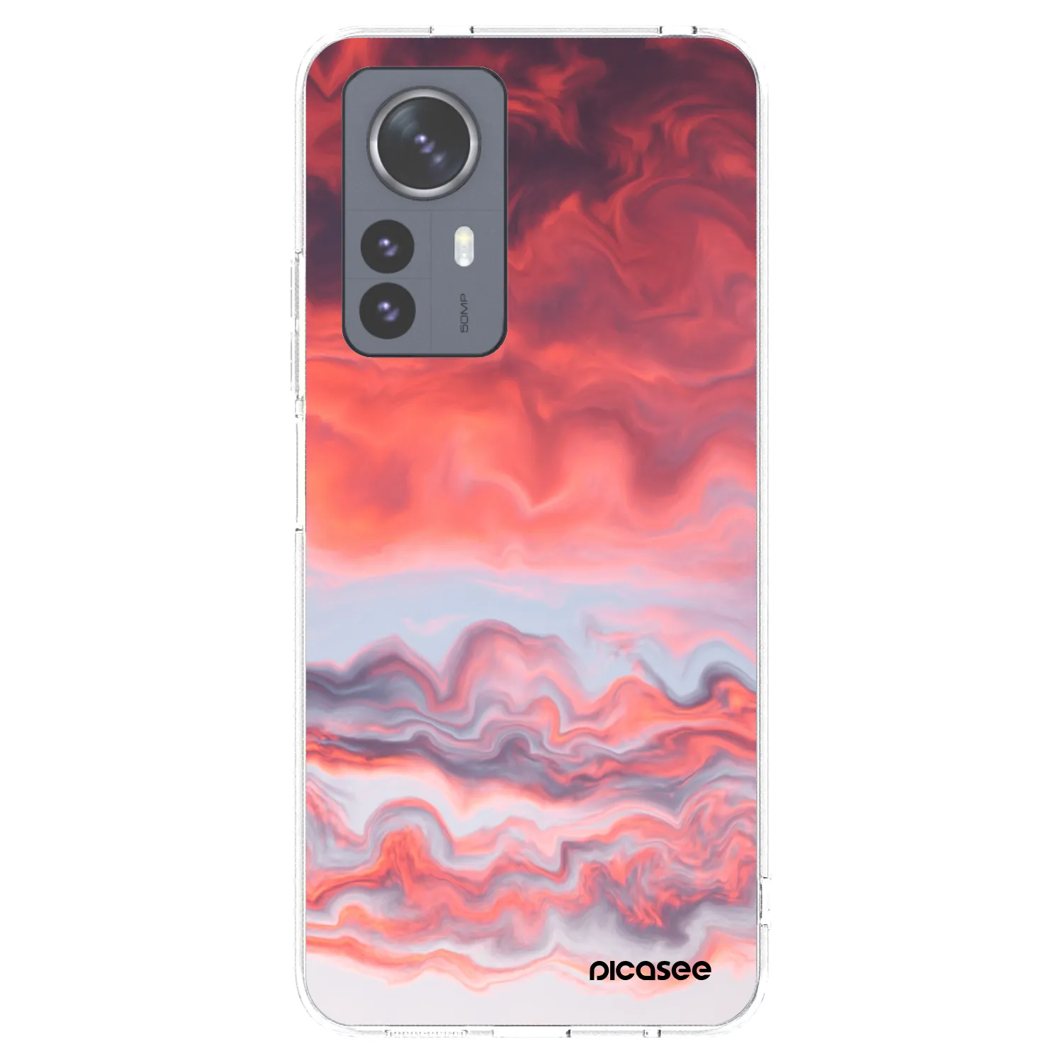 Picasee Xiaomi 12 Pro Hülle - Transparentes Silikon - Sunset