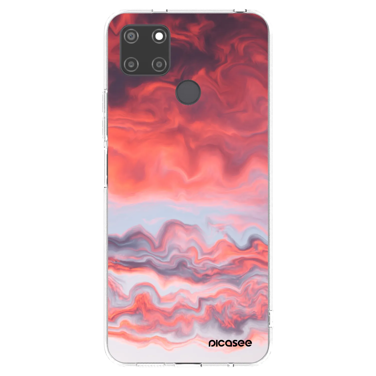 Picasee Realme C21Y Hülle - Transparentes Silikon - Sunset