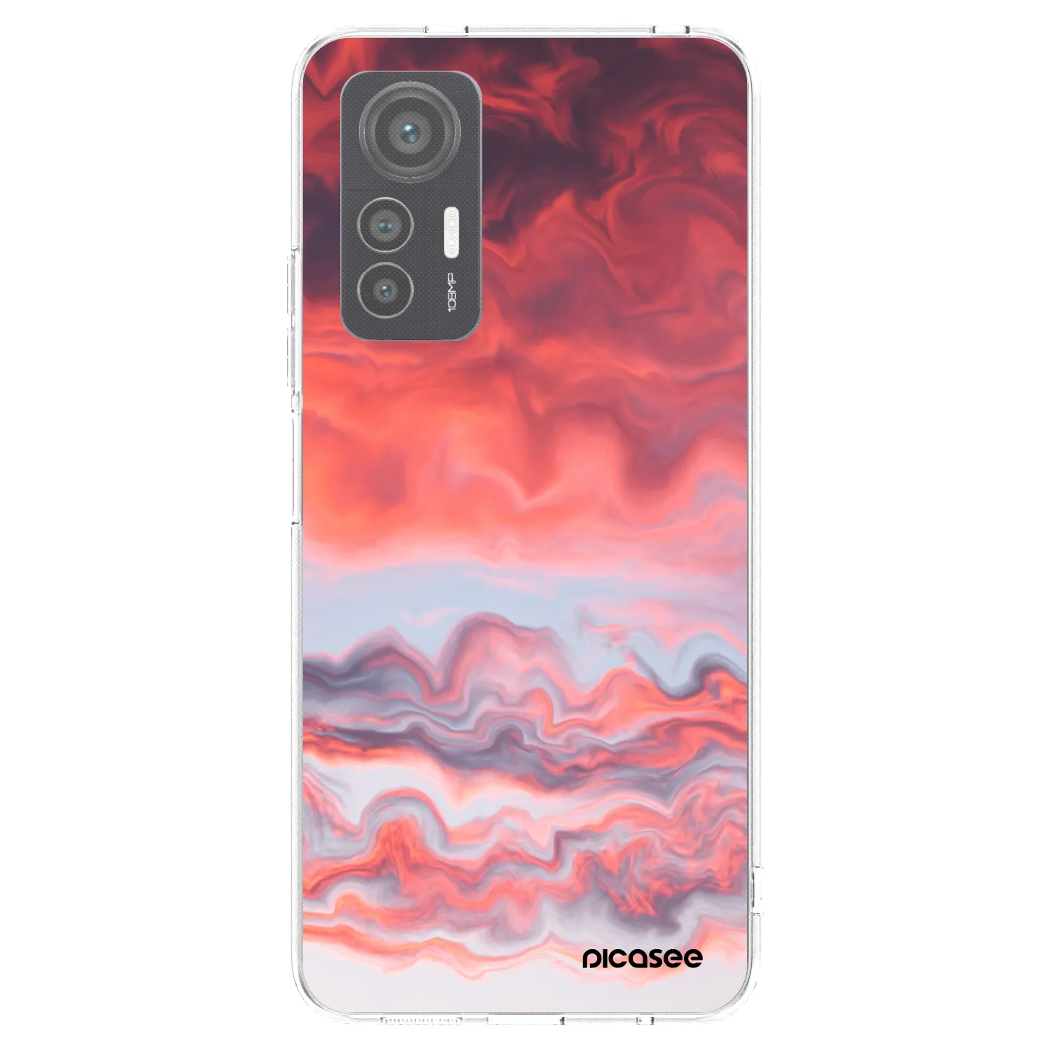 Picasee Xiaomi 12 Lite Hülle - Transparentes Silikon - Sunset
