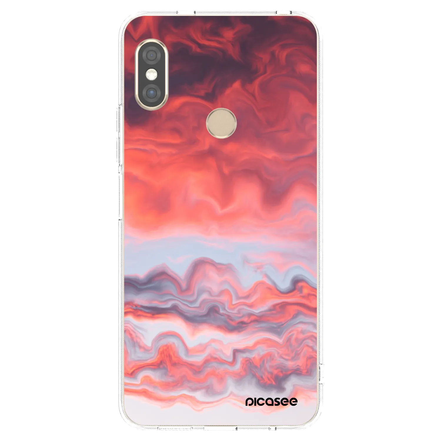 Picasee Xiaomi Redmi Note 5 Global Hülle - Transparentes Silikon - Sunset