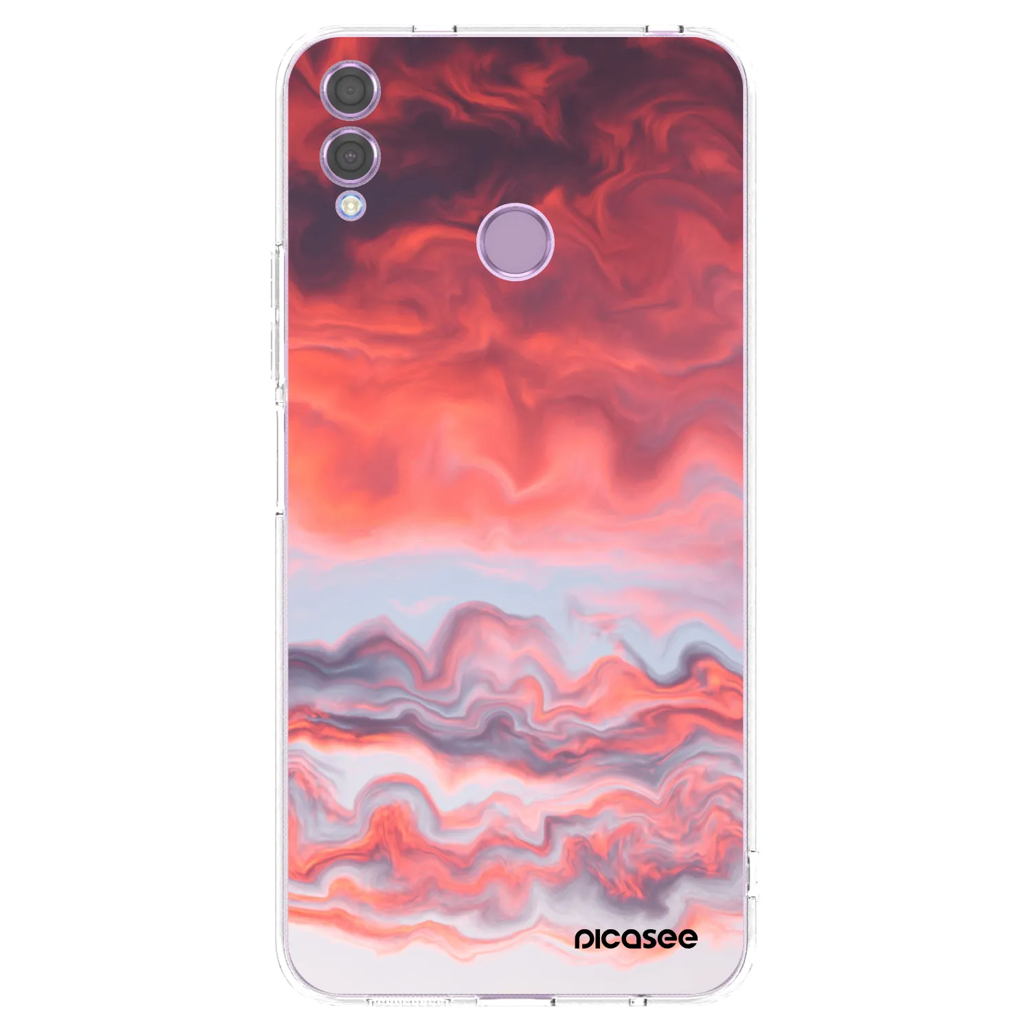 Picasee Honor 8X Hülle - Transparentes Silikon - Sunset