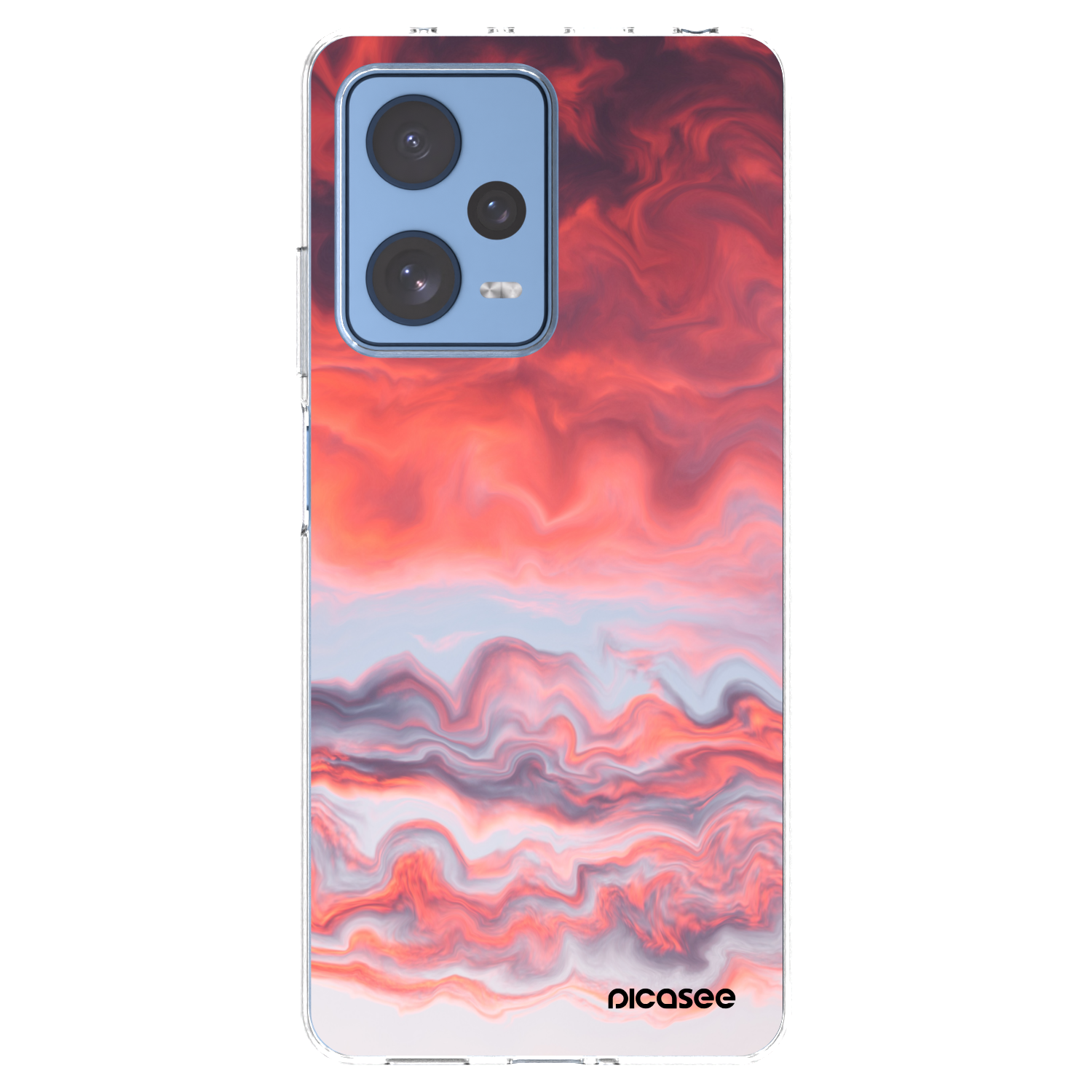 Picasee Xiaomi Redmi Note 12 Pro 5G Hülle - Transparentes Silikon - Sunset