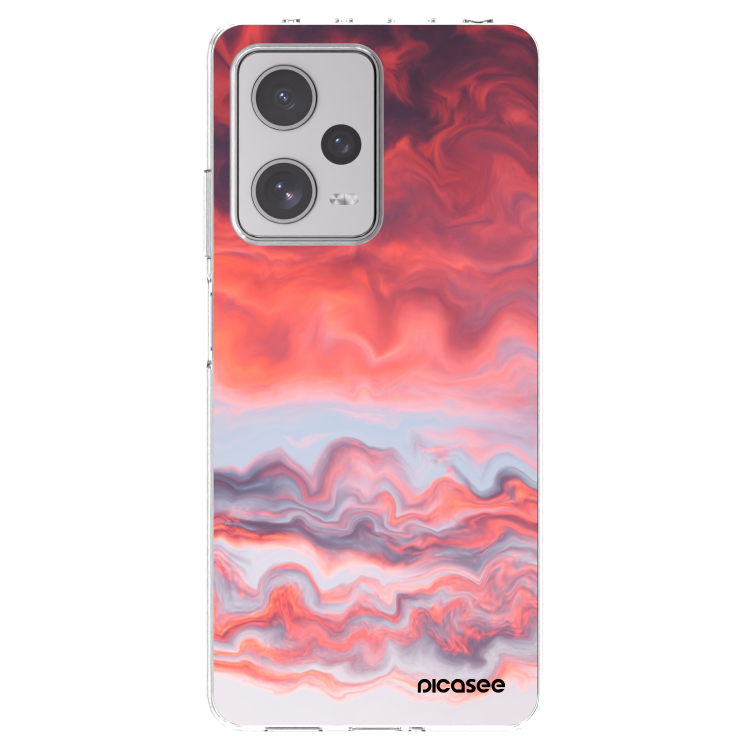 Picasee Xiaomi Redmi Note 12 Pro+ 5G Hülle - Transparentes Silikon - Sunset