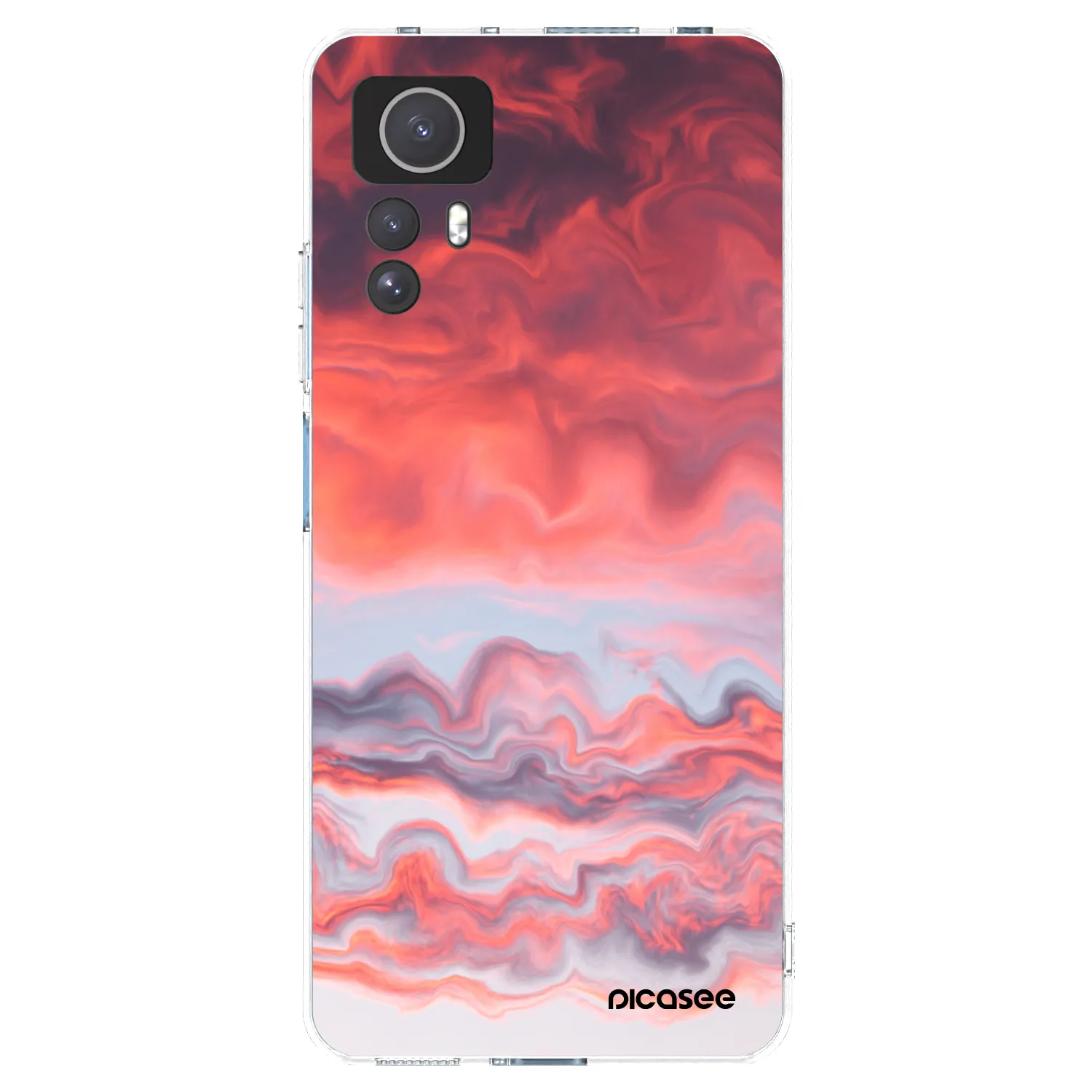 Picasee Xiaomi Redmi Note 12S Hülle - Transparentes Silikon - Sunset