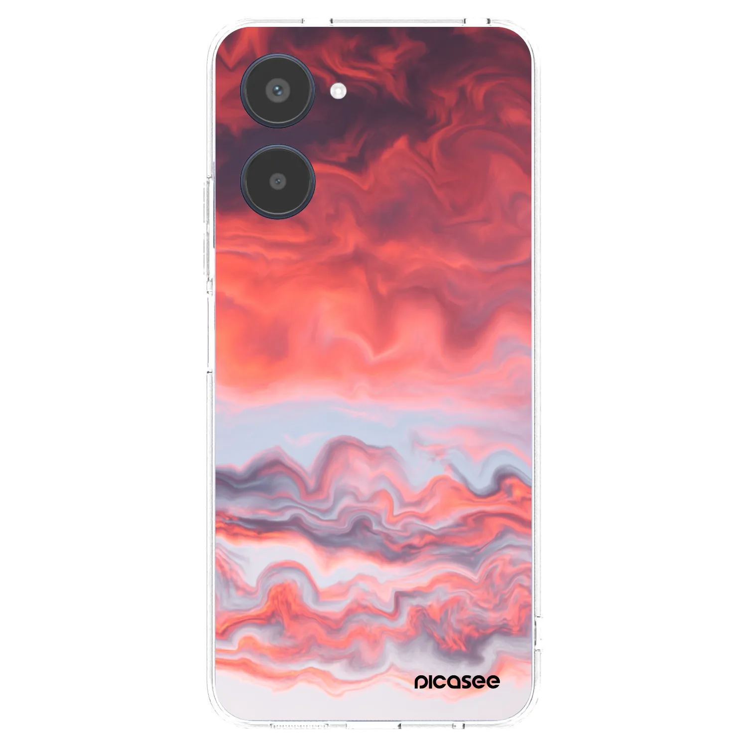 Picasee Realme 10 4G Hülle - Transparentes Silikon - Sunset