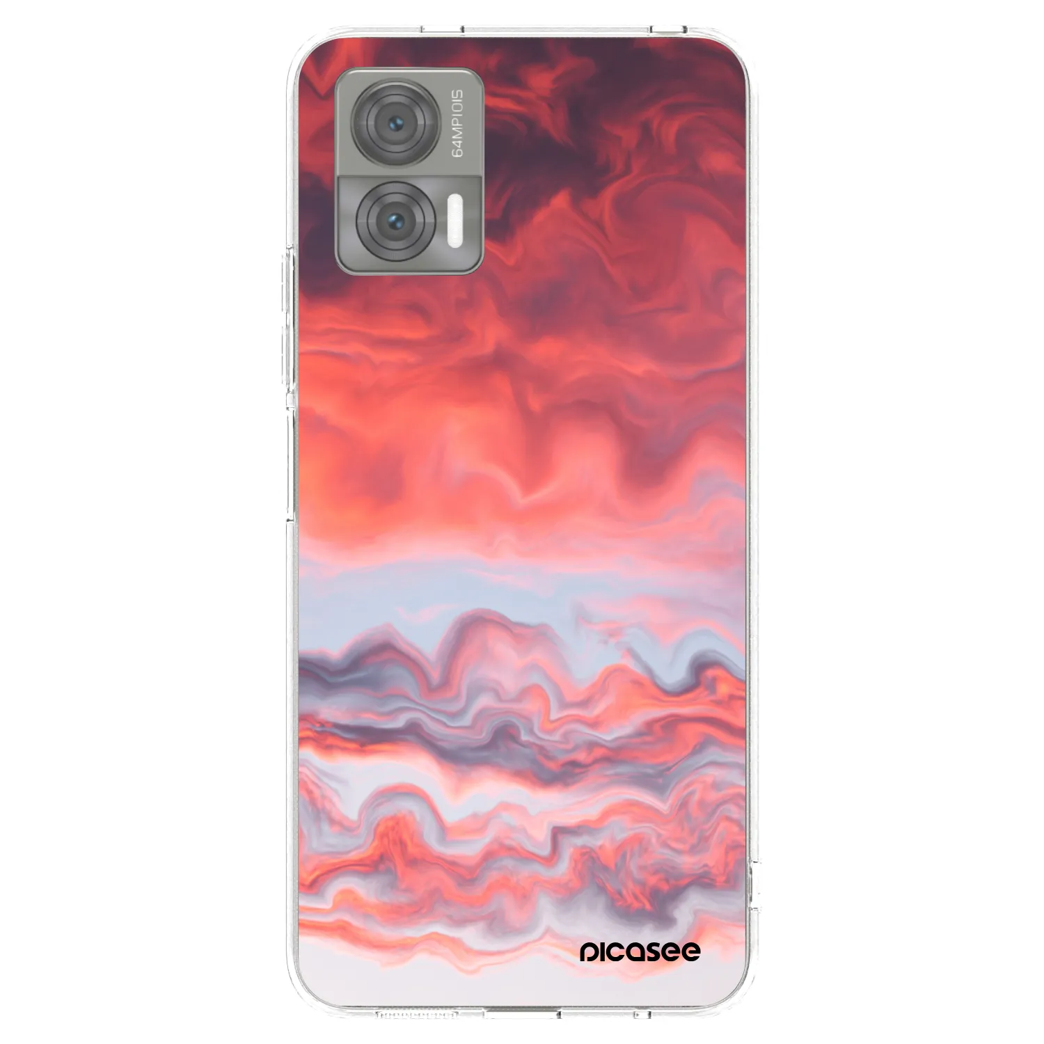 Picasee Motorola Edge 30 Neo Hülle - Transparentes Silikon - Sunset