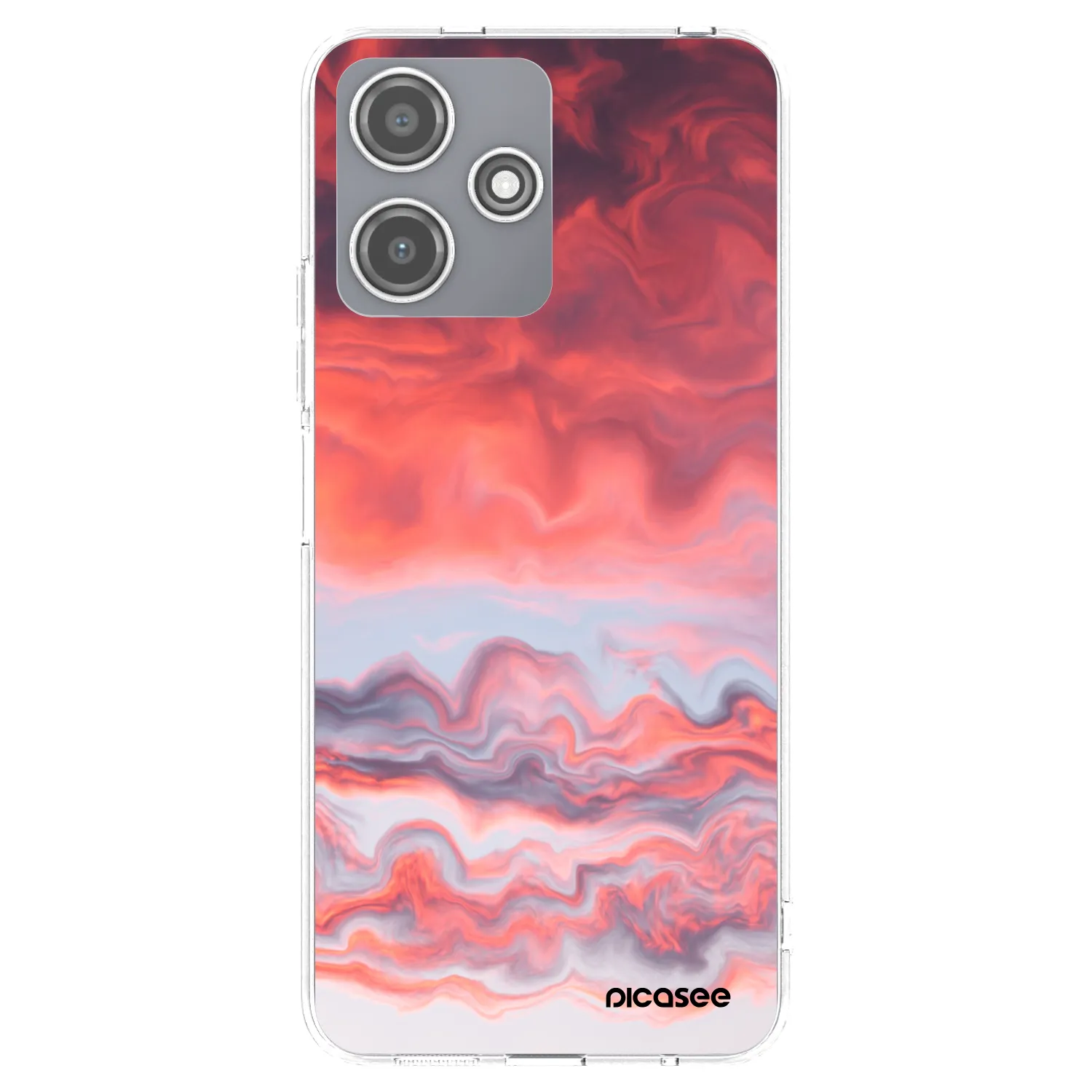 Picasee Xiaomi Redmi 12 5G Hülle - Transparentes Silikon - Sunset