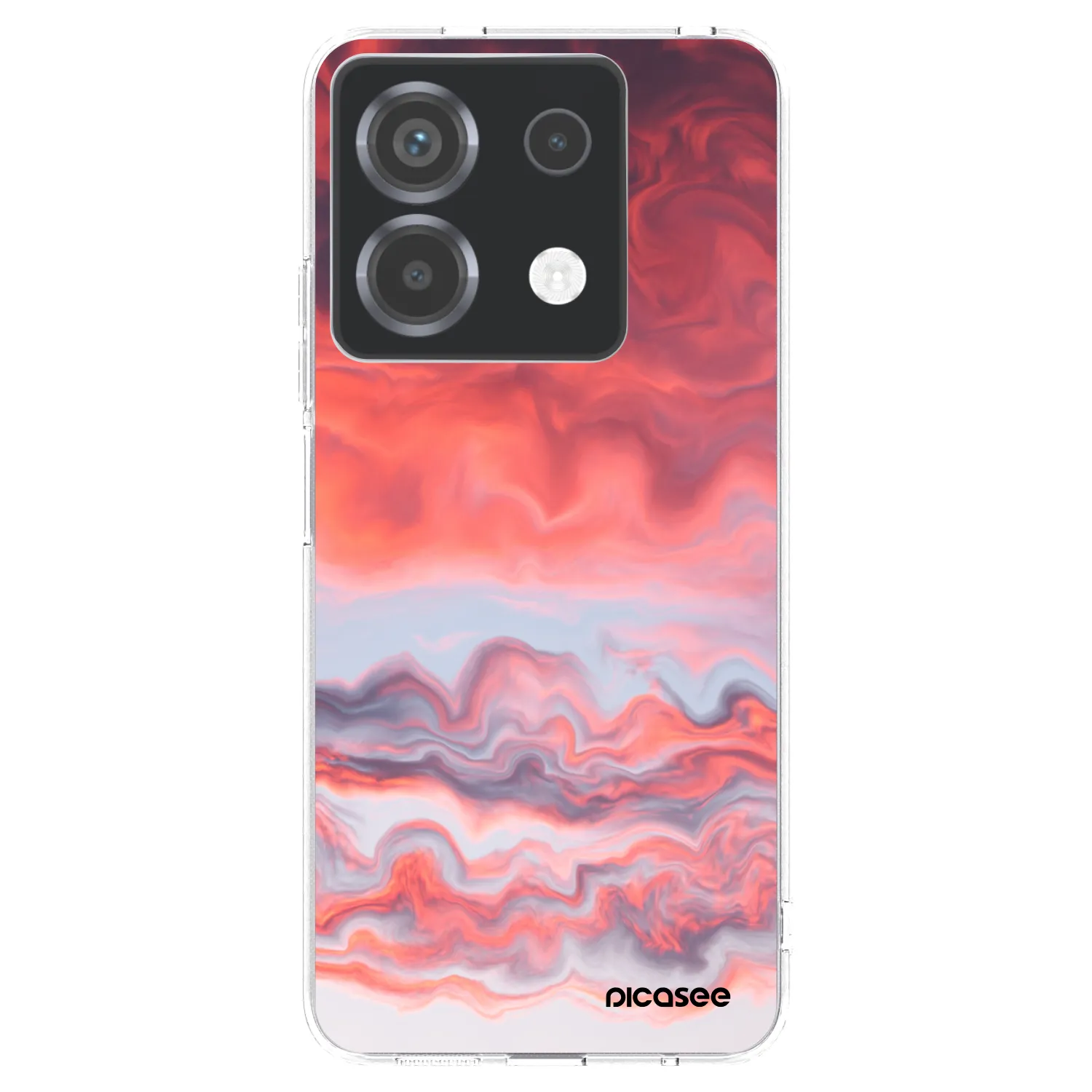 Picasee Xiaomi Poco X6 Hülle - Transparentes Silikon - Sunset
