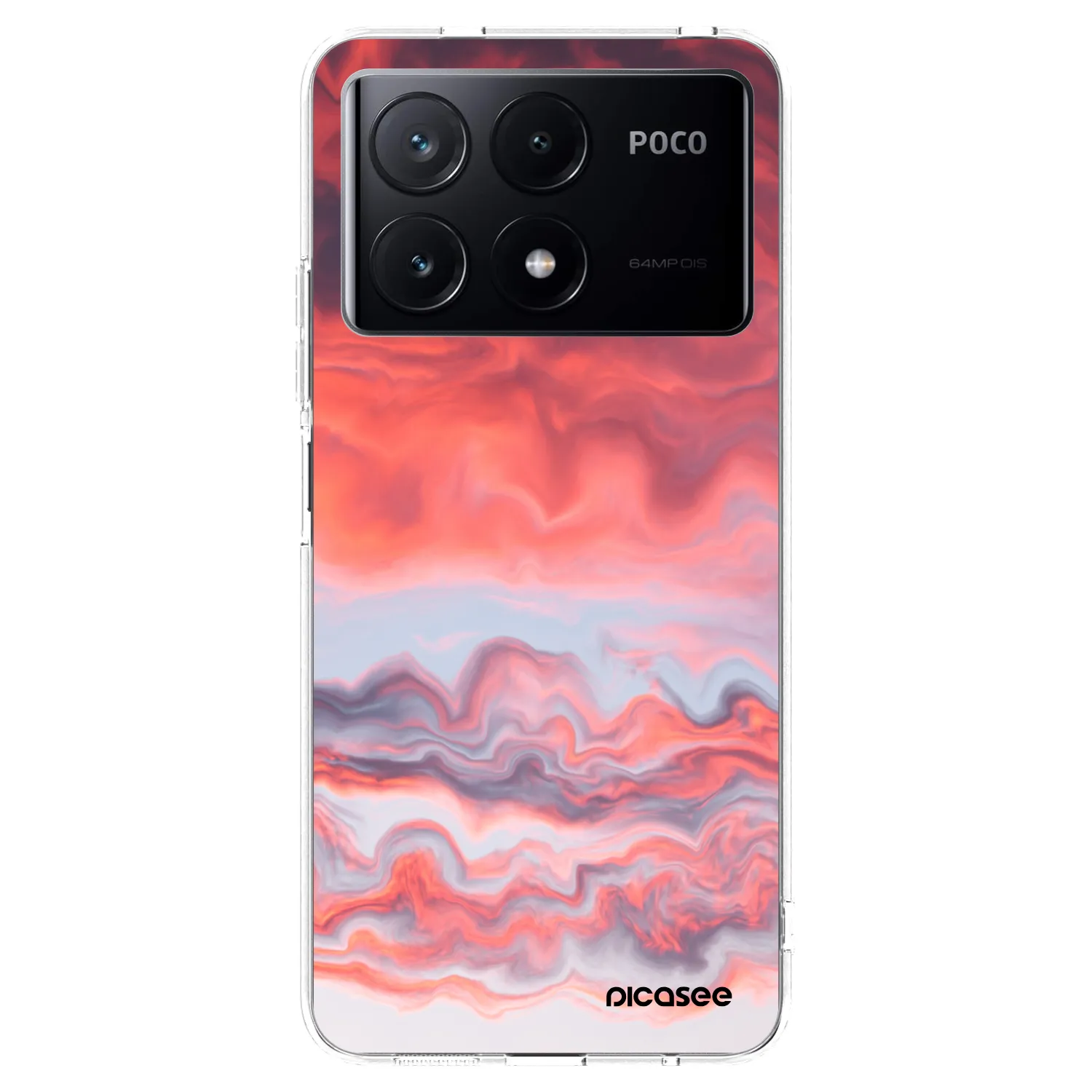 Picasee Xiaomi Poco X6 Pro Hülle - Transparentes Silikon - Sunset
