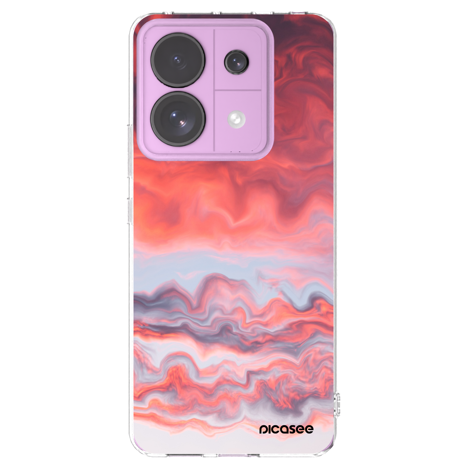 Picasee Xiaomi Redmi Note 13 Pro 5G Hülle - Transparentes Silikon - Sunset