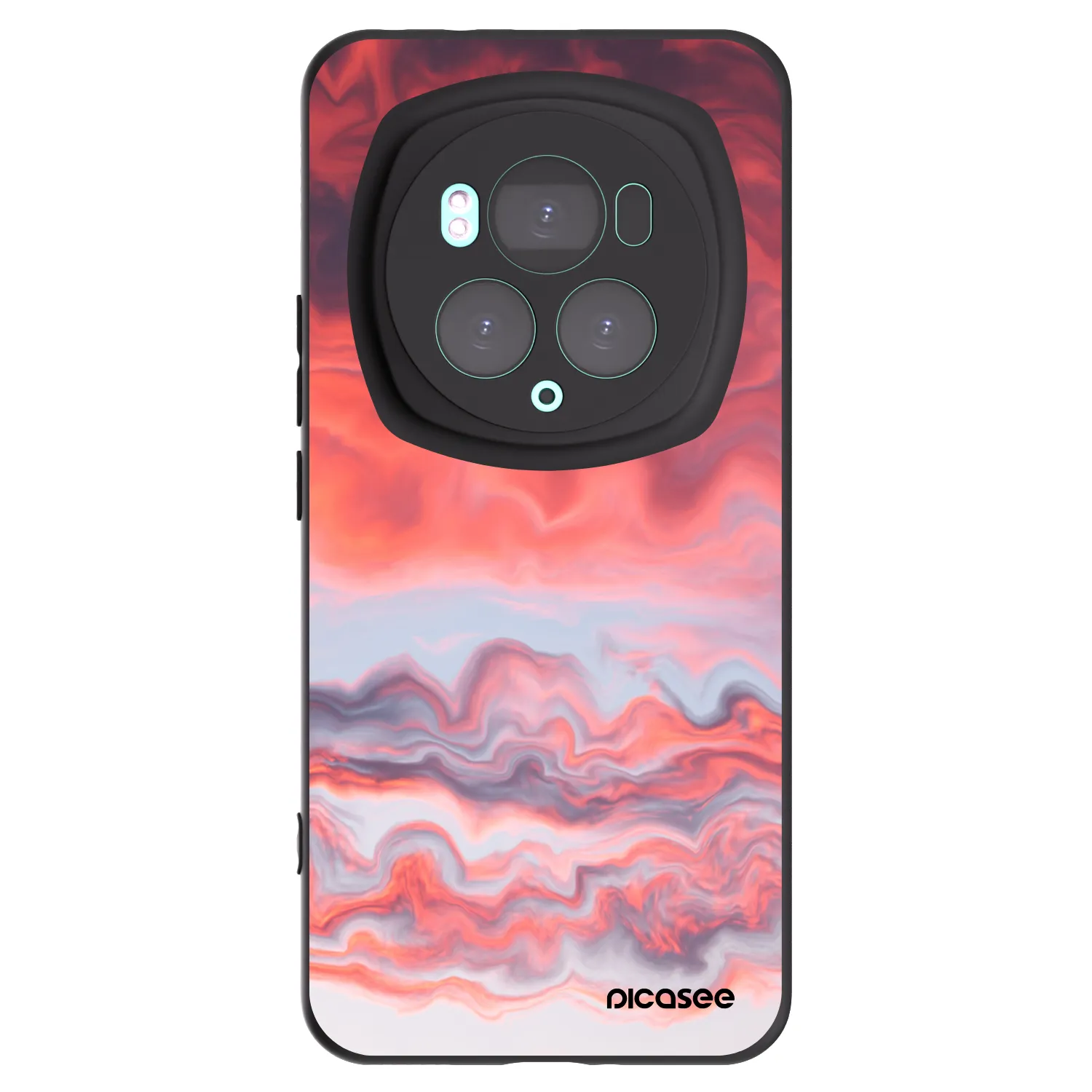 Picasee Honor Magic6 Pro Hülle - Schwarzes Silikon - Sunset