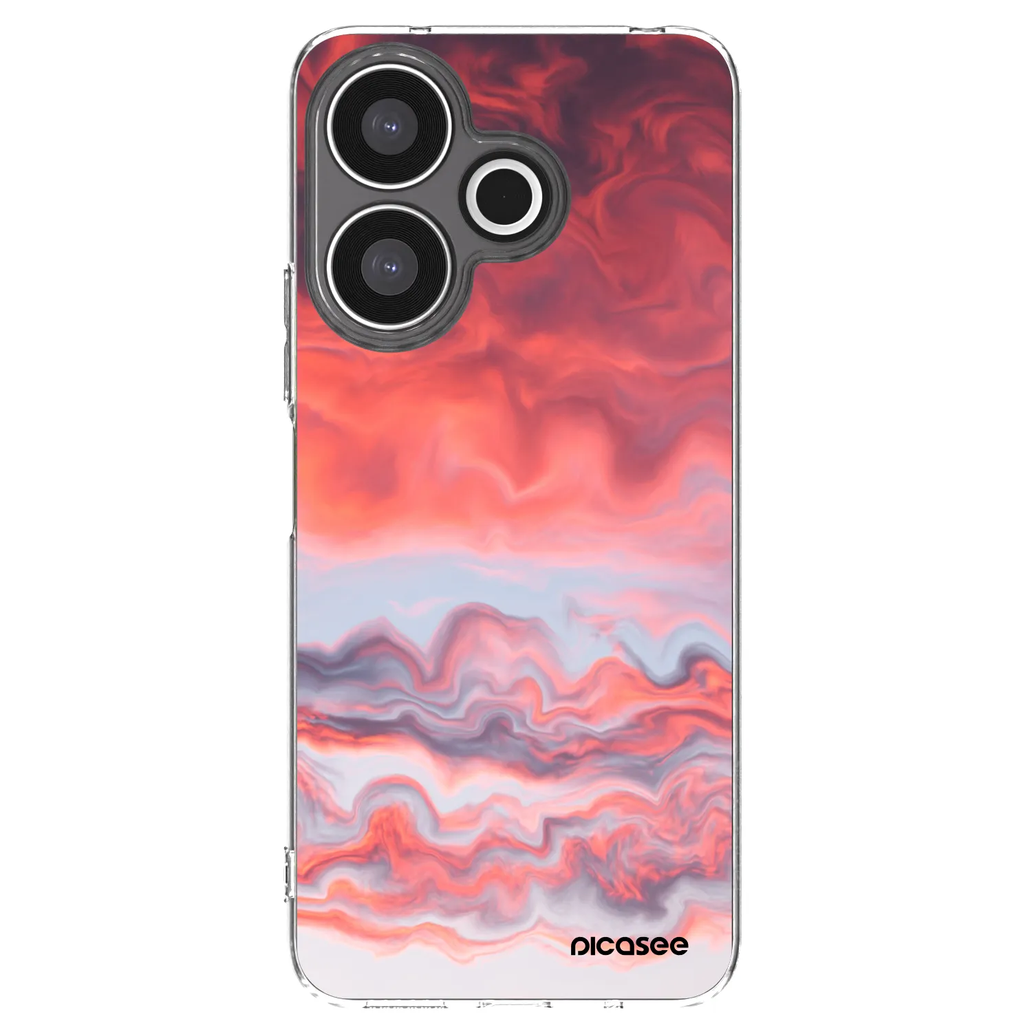 Picasee Xiaomi Redmi 13 4G Hülle - Transparentes Silikon - Sunset