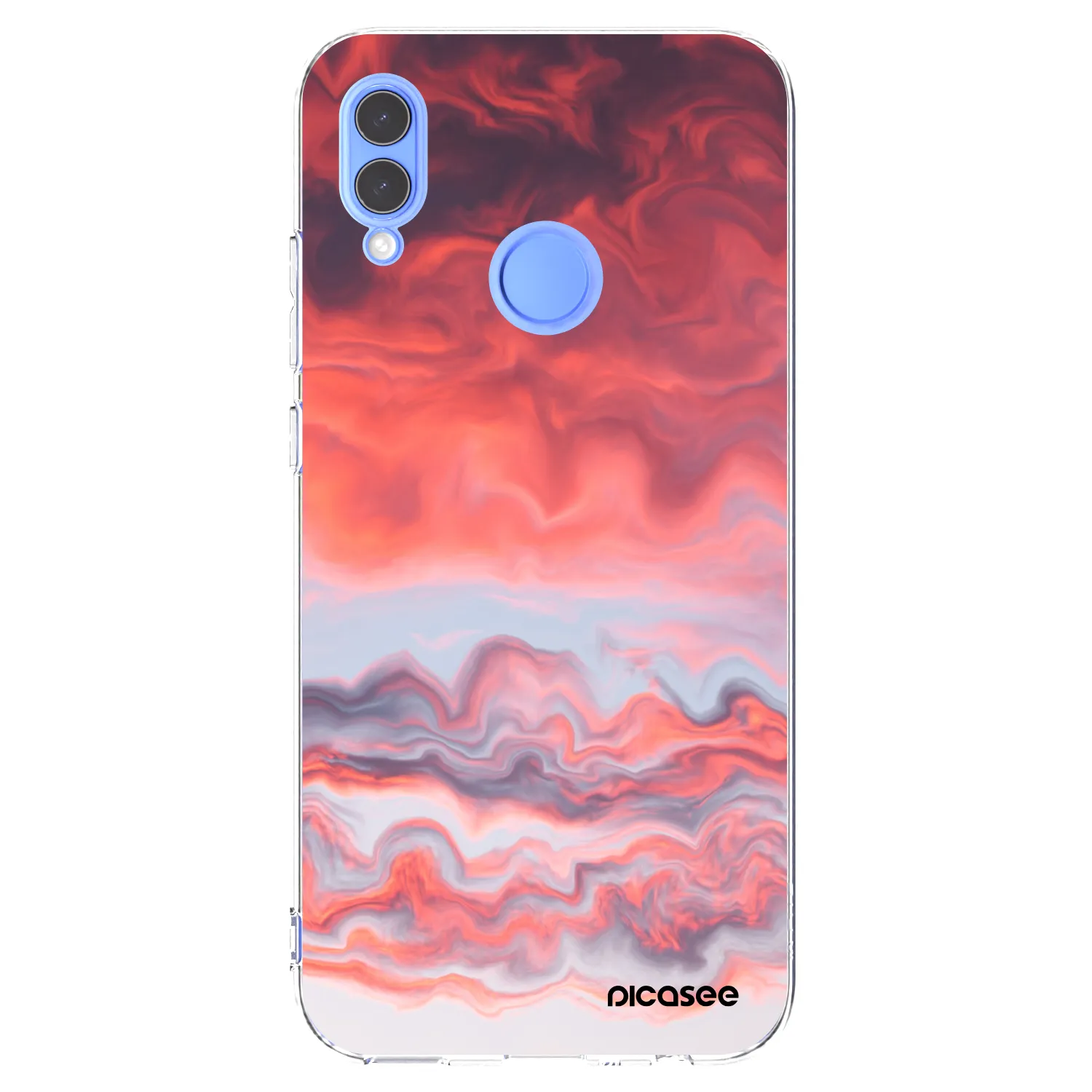 Picasee Huawei P Smart 2019 Hülle - Transparentes Silikon - Sunset