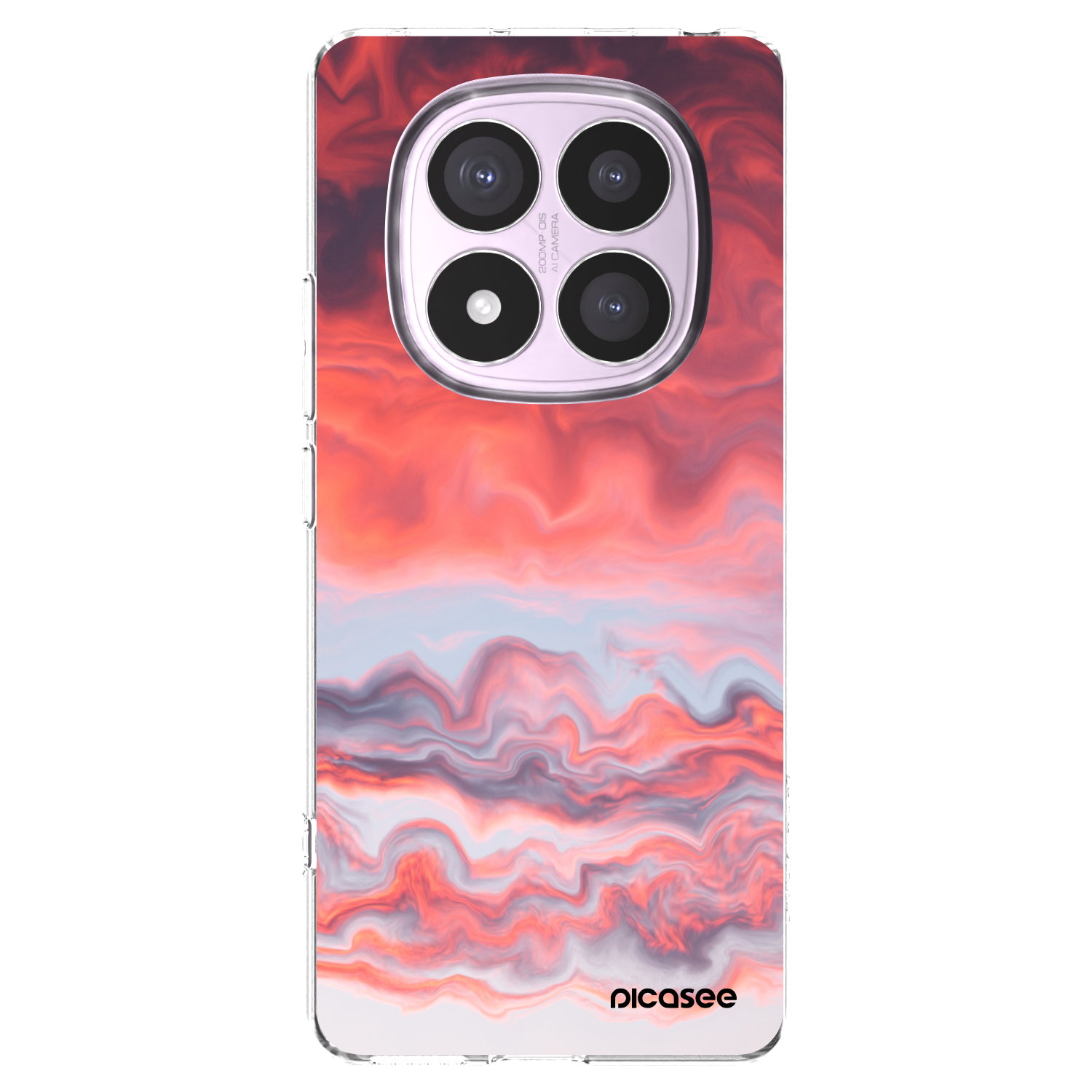 Picasee Xiaomi Redmi Note 14 Pro 5G Hülle - Transparentes Silikon - Sunset