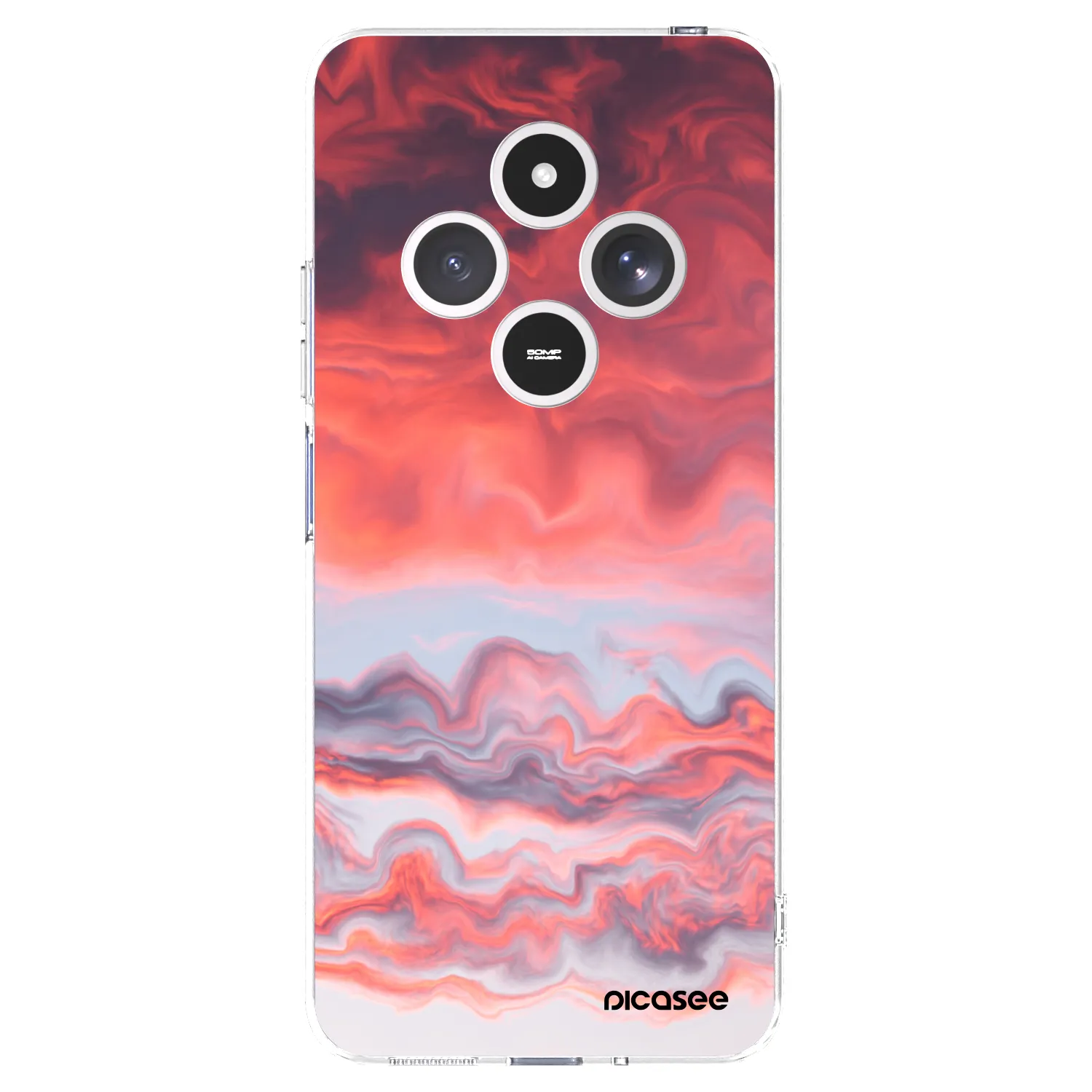 Picasee Xiaomi Redmi 14C Hülle - Transparentes Silikon - Sunset