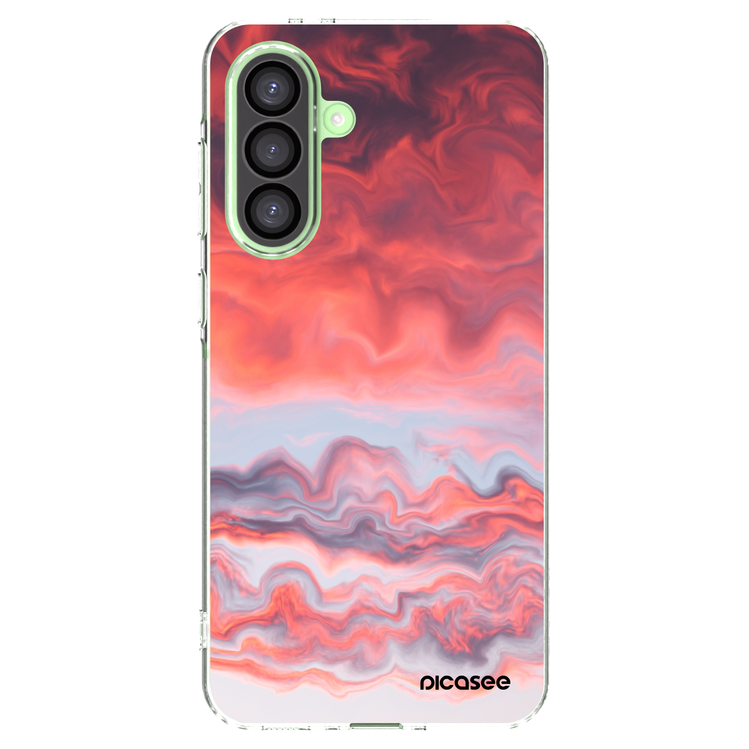 Picasee Samsung Galaxy A26 5G A266B Hülle - Transparentes Silikon - Sunset