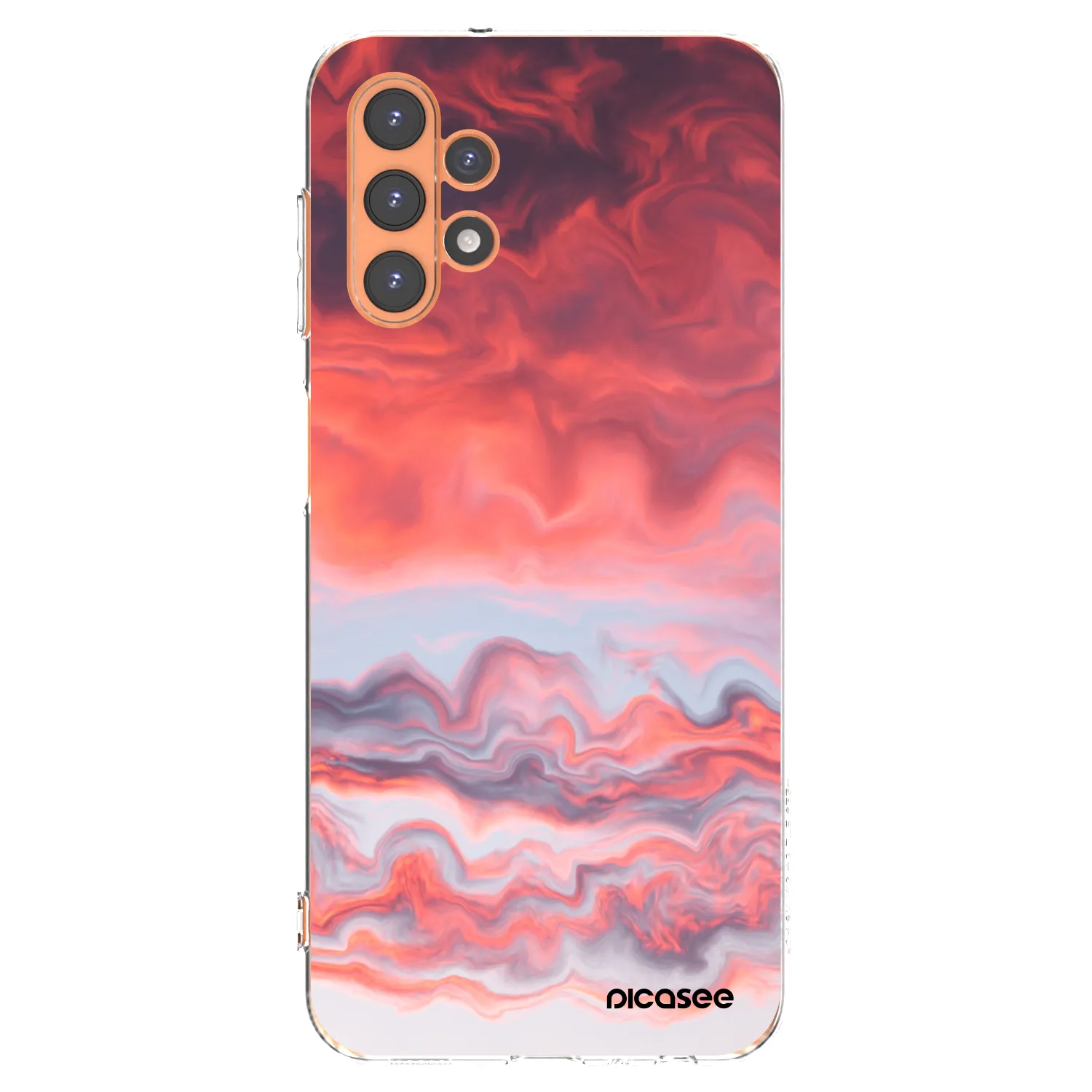 Picasee Samsung Galaxy A13 5G Hülle - Transparentes Silikon - Sunset