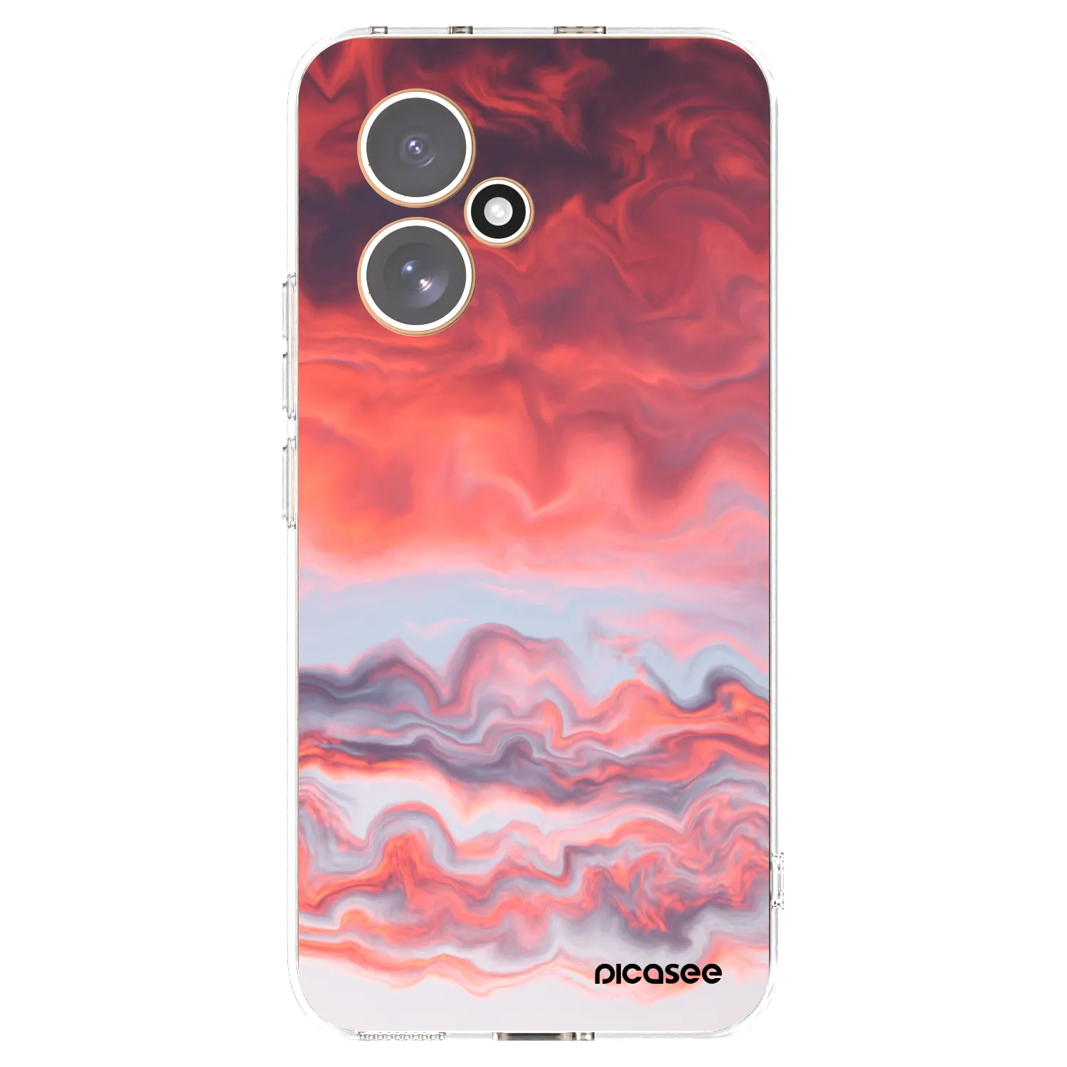 Picasee Honor 400 5G Hülle - Transparentes Silikon - Sunset