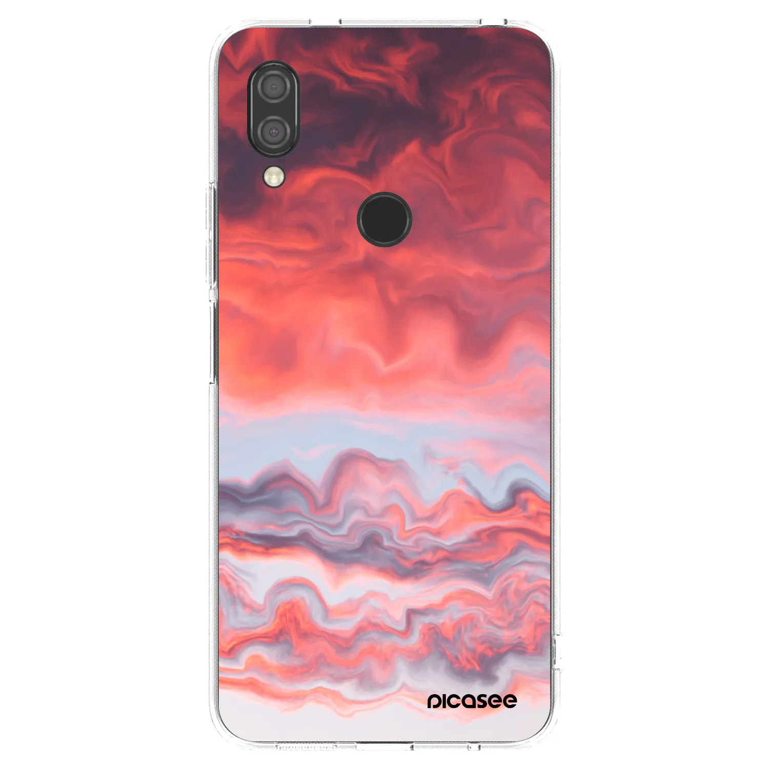 Picasee Xiaomi Redmi 7 Hülle - Transparentes Silikon - Sunset