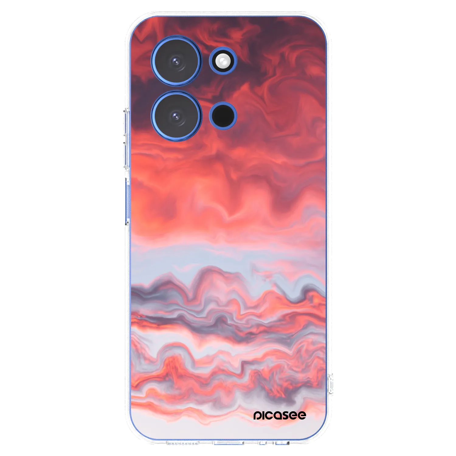 Picasee Xiaomi Redmi 15C 4G Hülle - Transparentes Silikon - Sunset