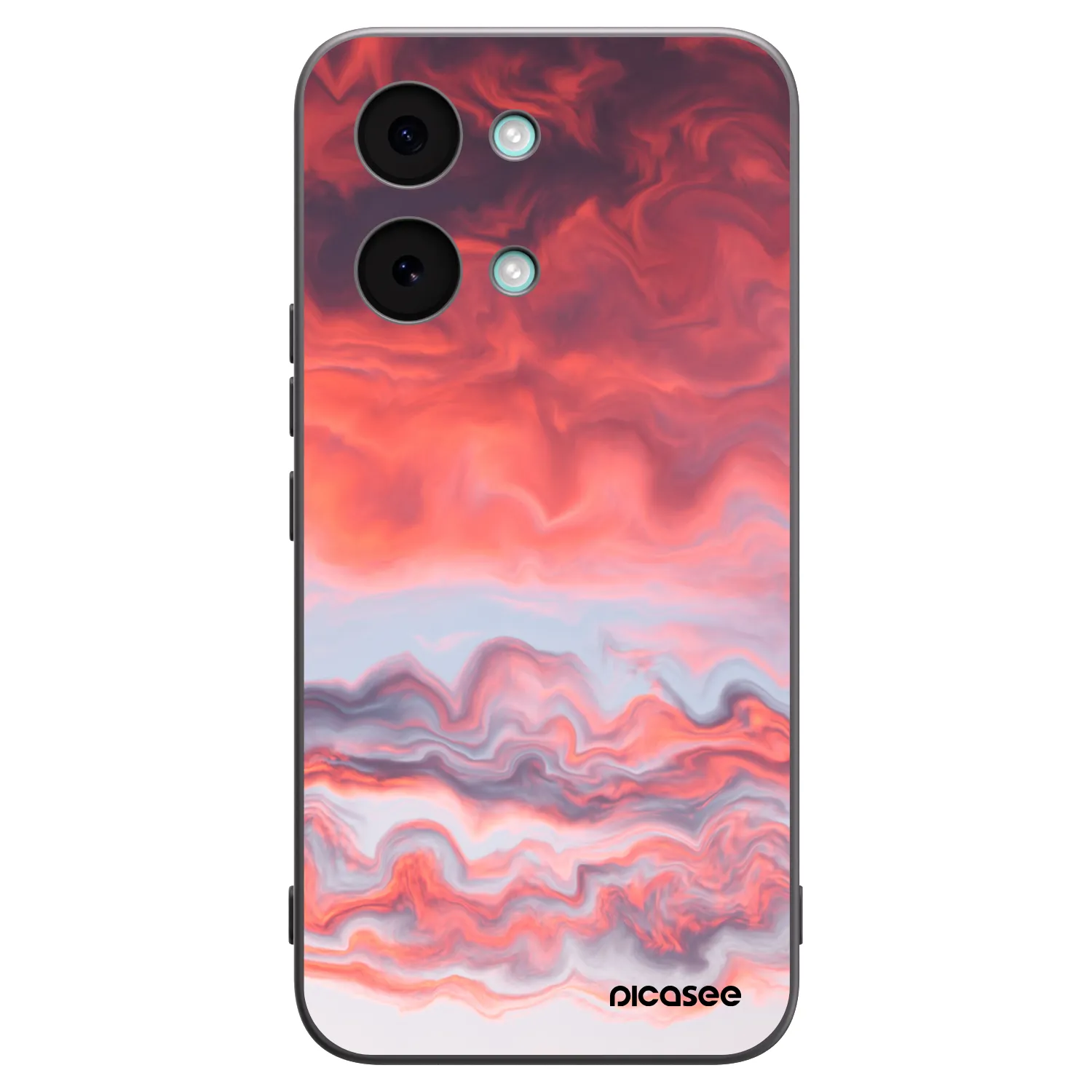 Picasee Xiaomi Poco X8 Pro Max Hülle - Schwarzes Silikon - Sunset