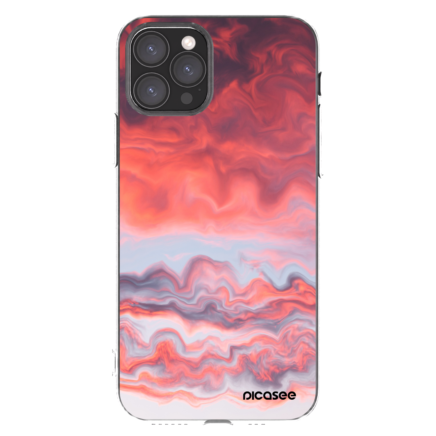 Picasee Apple iPhone 11 Pro Hülle - Transparentes Silikon - Sunset