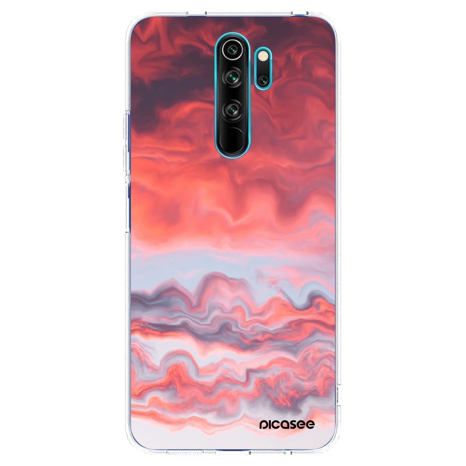 Picasee Xiaomi Redmi Note 8 Pro Hülle - Transparentes Silikon - Sunset