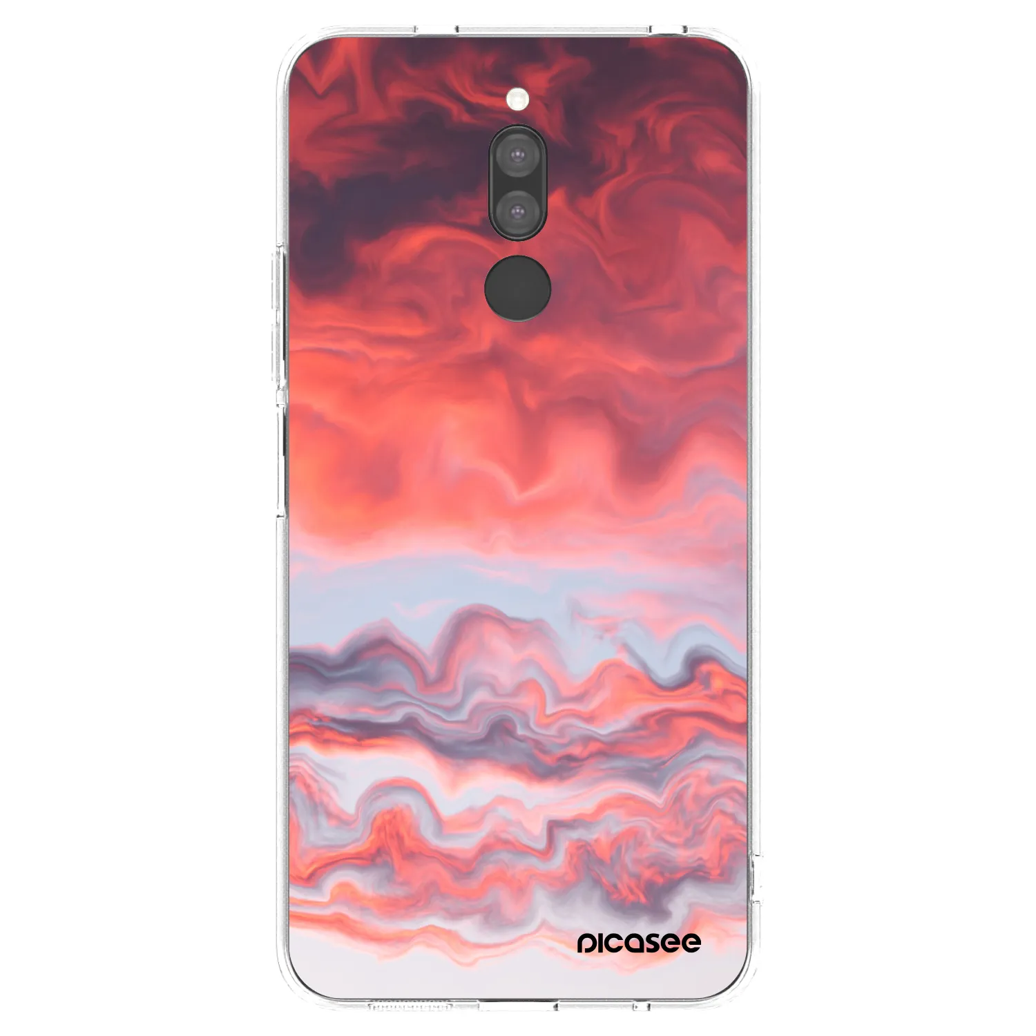 Picasee Xiaomi Redmi 8 Hülle - Transparentes Silikon - Sunset