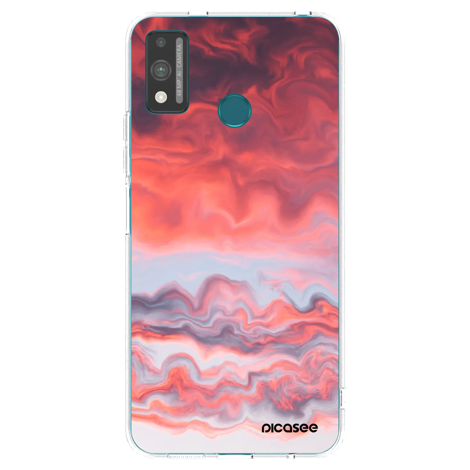 Picasee Honor 9X Lite Hülle - Transparentes Silikon - Sunset