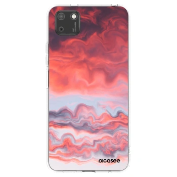 Picasee Huawei Y5P Hülle - Transparentes Silikon - Sunset
