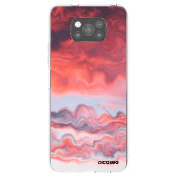 Picasee Xiaomi Poco X3 Hülle - Schwarzes Silikon - Sunset