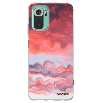 Picasee Xiaomi Redmi Note 10 Pro Hülle - Transparentes Silikon - Sunset