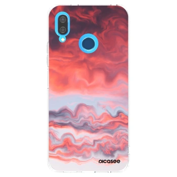 Picasee Huawei P20 Lite Hülle - Transparentes Silikon - Sunset