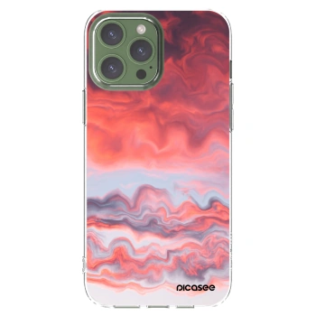 Picasee Apple iPhone 13 Pro Max Hülle - Transparentes Silikon - Sunset