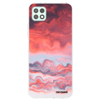 Picasee Samsung Galaxy A22 A226B 5G Hülle - Transparentes Silikon - Sunset