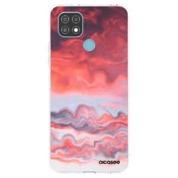 Picasee Realme C21 Hülle - Transparentes Silikon - Sunset