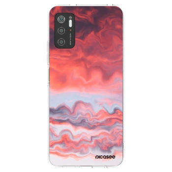 Picasee Xiaomi Poco M3 Pro 5G Hülle - Transparentes Silikon - Sunset