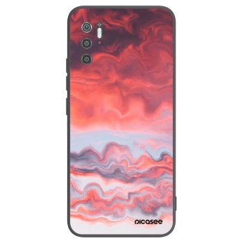 Picasee Xiaomi Poco M3 Pro 5G Hülle - Schwarzes Silikon - Sunset