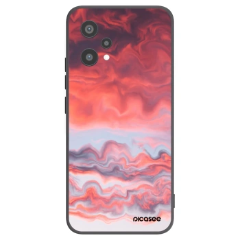 Picasee Realme 9 Pro 5G Hülle - Schwarzes Silikon - Sunset