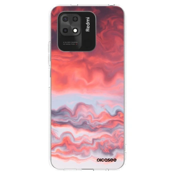 Picasee Xiaomi Redmi 10C Hülle - Transparentes Silikon - Sunset