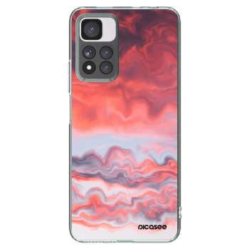 Picasee Xiaomi Redmi Note 11 Pro+ 5G Hülle - Transparentes Silikon - Sunset