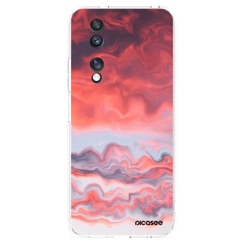 Picasee Honor 70 Hülle - Transparentes Silikon - Sunset
