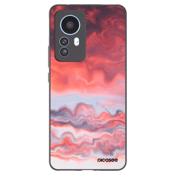 Picasee Xiaomi 12T Pro Hülle - Schwarzes Silikon - Sunset
