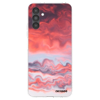 Picasee Samsung Galaxy A04s A047F Hülle - Transparentes Silikon - Sunset