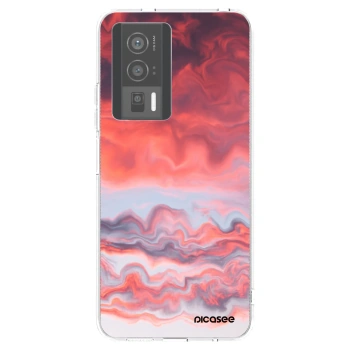 Picasee Xiaomi Poco F5 Pro 5G Hülle - Transparentes Silikon - Sunset